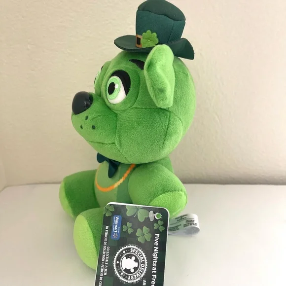 Funko FNAF Five Nights at Freddy’s shamrock Freddy Exclusive Plush 8” Toy New - Picture 3 of 6